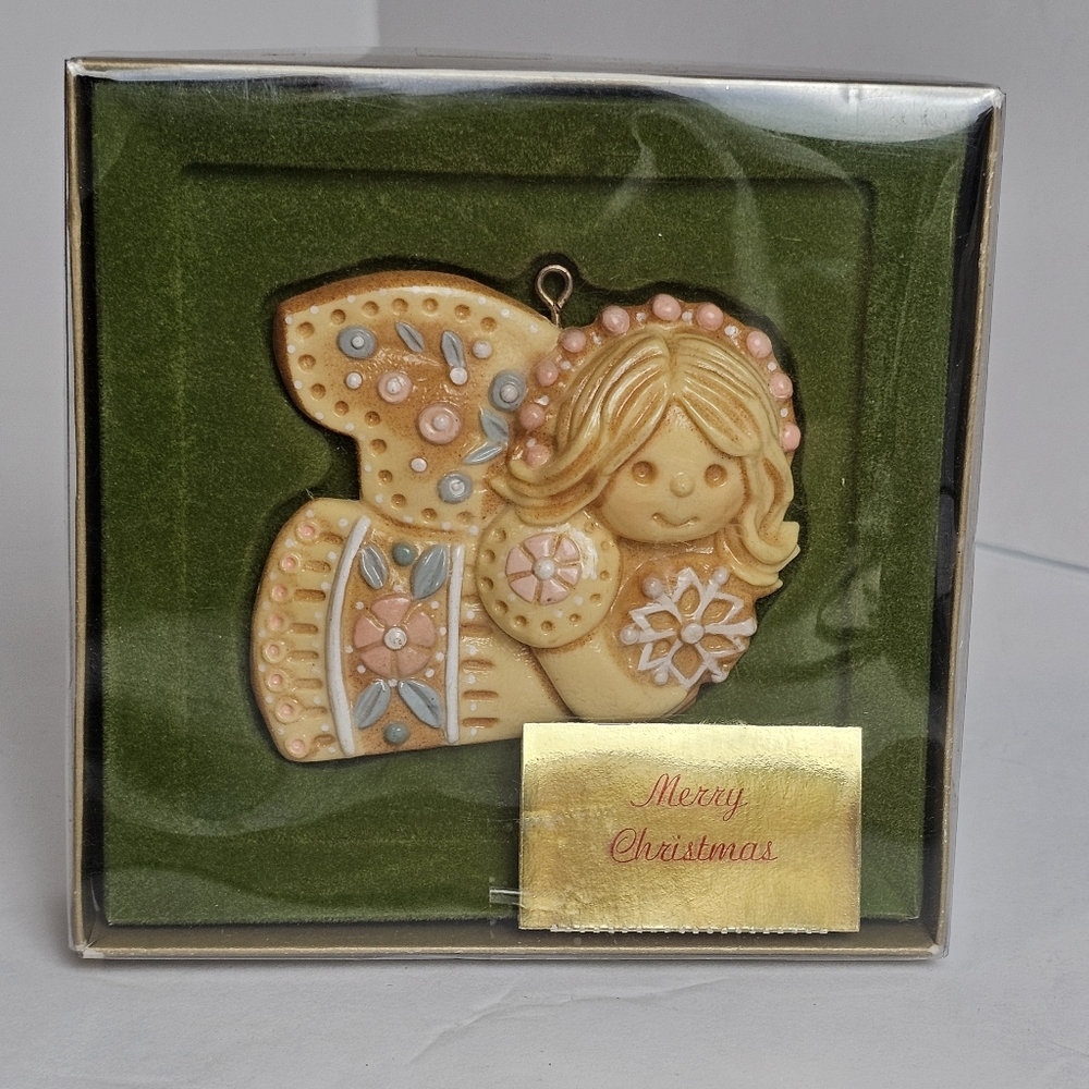 1976 Hallmark Tree Treats Christmas Tree Ornament Cookie‎ IOP